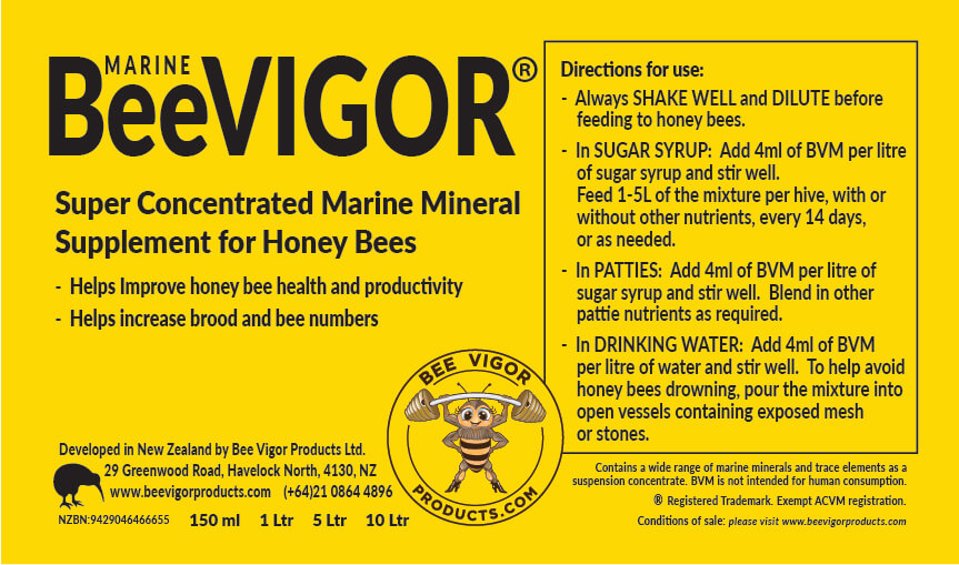 BeeVigor-Marine-Label